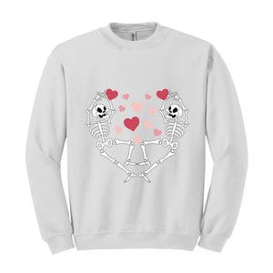 Dancing Skeletons Valentine's Sweatshirt, Retro Valentine's Sweatshirt, Valentine's Sweatshirt, XOXO Sweatshirt