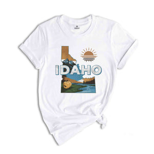 Retro State Of Idaho Shirt, State Of Idaho Shirt, State Shirt, Idaho Shirt, Idaho Lover Shirt, Family Trip Shirt, Travel Shirt