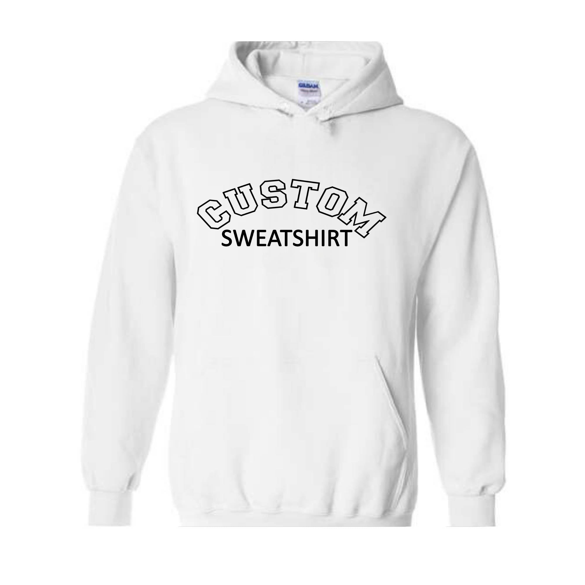 Custom Text Sweatshirt, Retro Sweatshirt, Custom Quote, Vintage Sweatshirt, College Style Sweatshirt