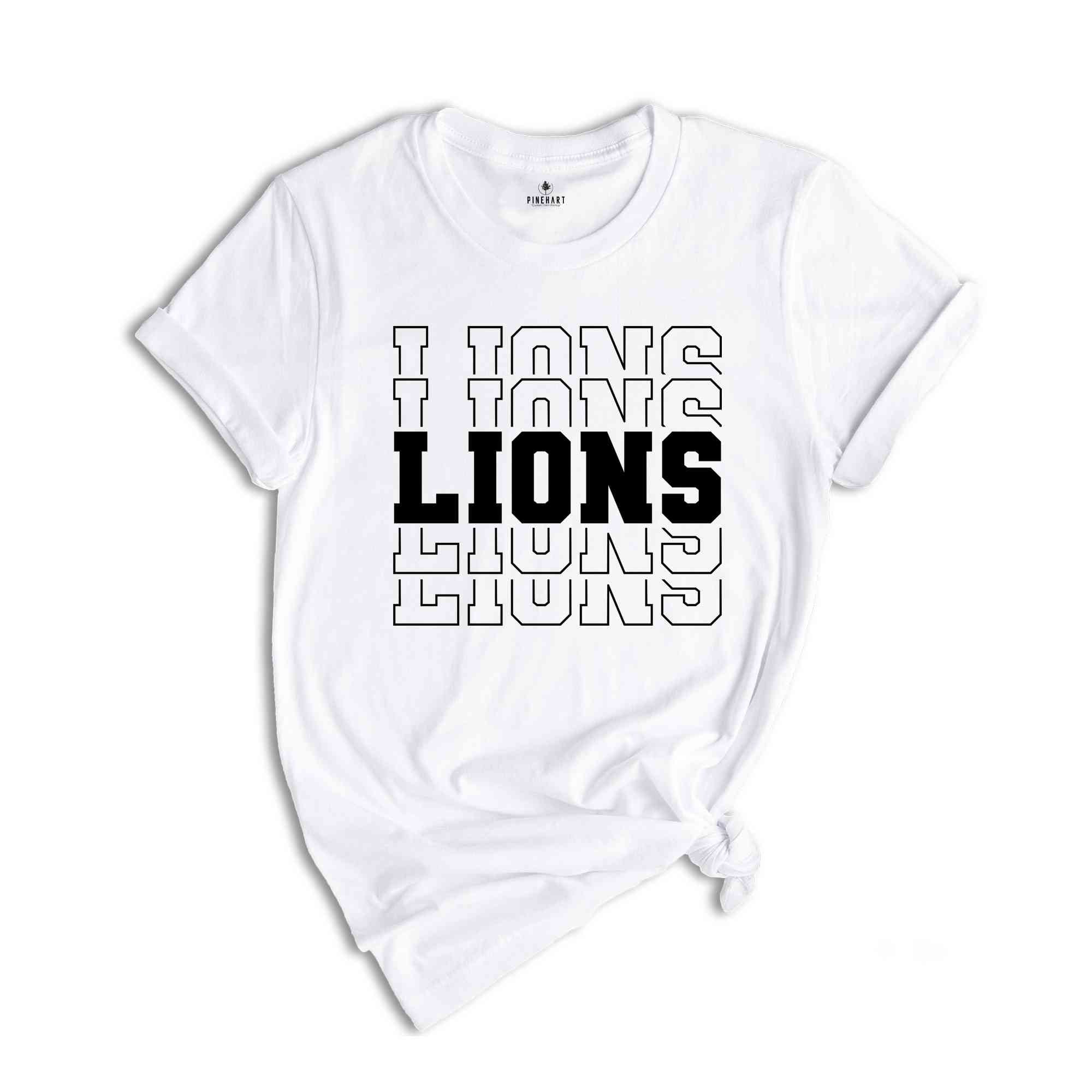 Team Mascot Shirt, lions Team Shirt, lions Team Spirit Shirt, lions Fan Shirt, lions School Shirt, lionss School Spirit