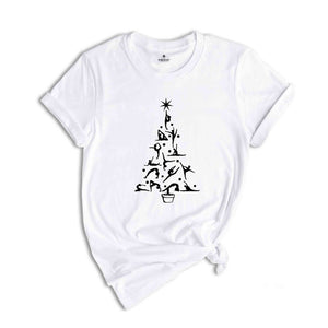 Gymnastics Christmas Tree Shirt, Sport Christmas T-Shirt, Xmas Tree Shirt, Gymnastics Life Shirt, Christmas Tree Apparel