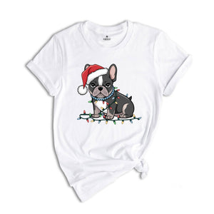 French Bulldog Christmas Shirt, Dog Mom Shirts, Holiday Party Shirt, Dog Owner Shirt, Christmas Dog Gifts, Dog Dad Shirt