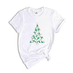 Christmas Yoga Tree Shirt, Christmas Shirt, Christmas Gift, Christmas Costume, Yoga Tree, Xmas Gift, Yoga Shirt