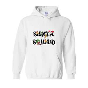 Santa Squad Sweatshirt, Xmas Sweatshirt, Festive Sweatshirt, Xmas Gift, Christmas Squad, Matching Sweatshirts, Holiday Outfit