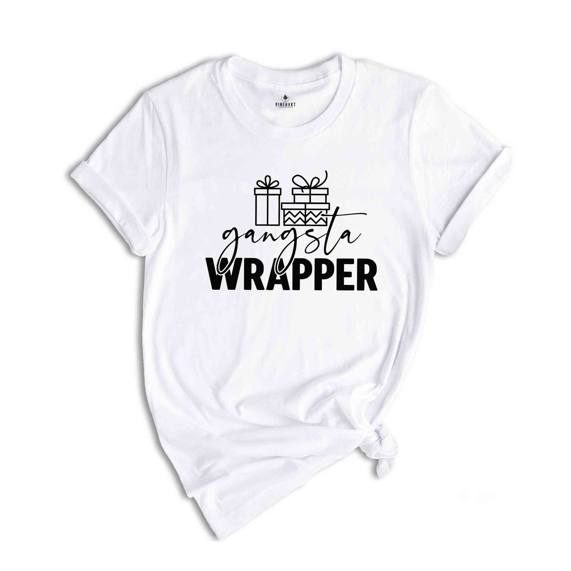 Gangsta Wrapper Shirt, Funny Christmas Shirt, Holiday Shirt, Cute Christmas Shirt, Christmas Shirt, Christmas Gift, Christmas Party Shirt