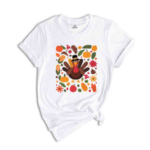 Pumpkin Thanksgiving Shirt, Gift For Christians, Thanksgiving Shirt, Boho Christian Shirt, Autumn Season Tee