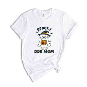 Spooky Dog Mom Shirt, Dog Lover Shirt, Dog Mama Shirt, Spooky Season Shirt, Dog Shirt, Ghost Shirt, Halloween Gift, Pumpkin Shirt