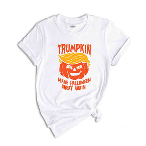 Trumpkin Makes Halloween Great Again Shirt, President Donald Trump 2024 Shirt, Make Halloween Great Again Shirt, Halloween Shirt