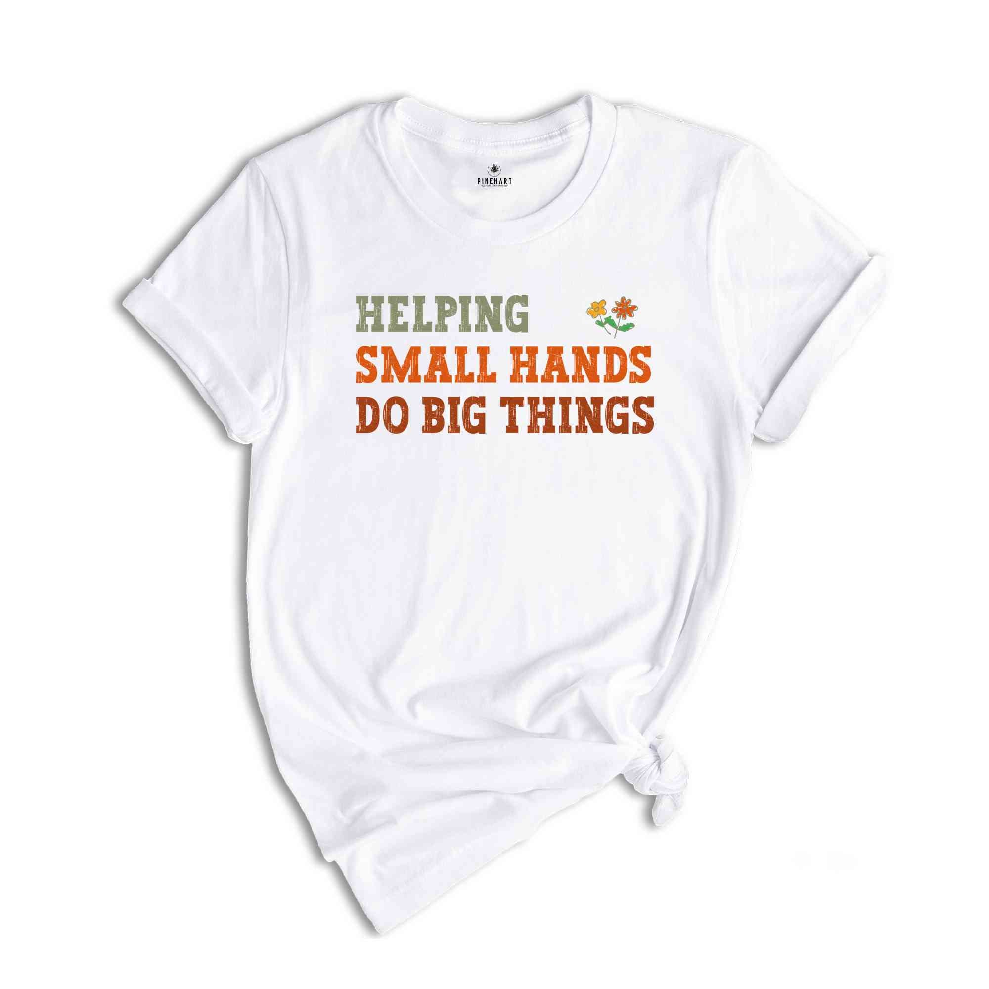 Helping Small Hands Do Big Things Shirt, Pediatric Occupational Therapy Tee, Occupational Therapy T-Shirt, OT Shirt, Physical Therapist Gift