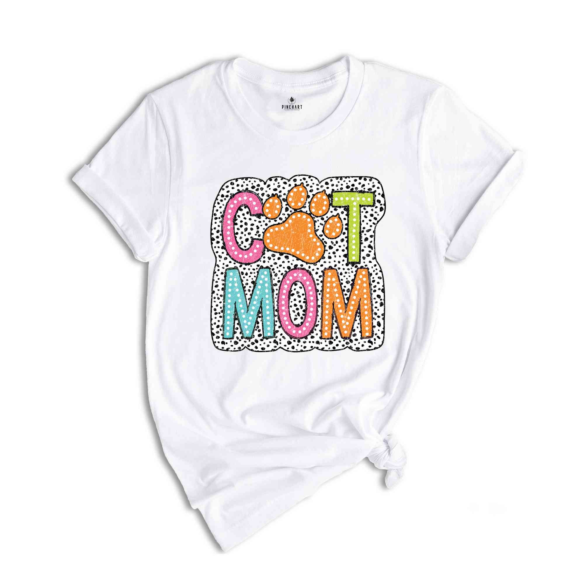 Cat Mom Shirt, Proud Kitty Mama Shirt, Kitty Mom Shirt, Cute Cat Mom Shirt, Gift For Mother, Shirt Gift For Cat Mom, Cat Mom T-Shirt