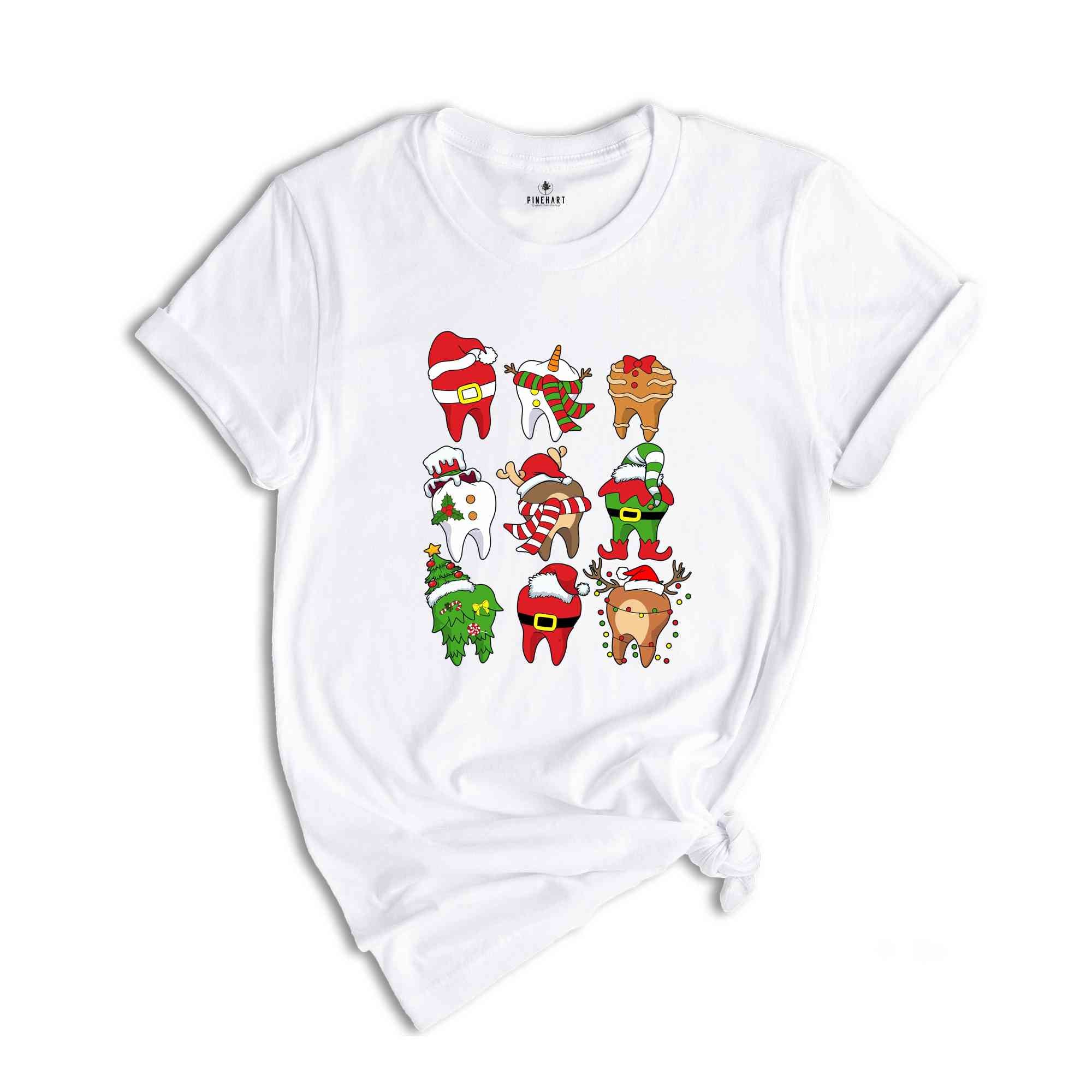 Teeth Christmas Shirt, Dental Christmas T-Shirt, Dental Squad Shirt, Dental Xmas Shirt, Dentist Christmas