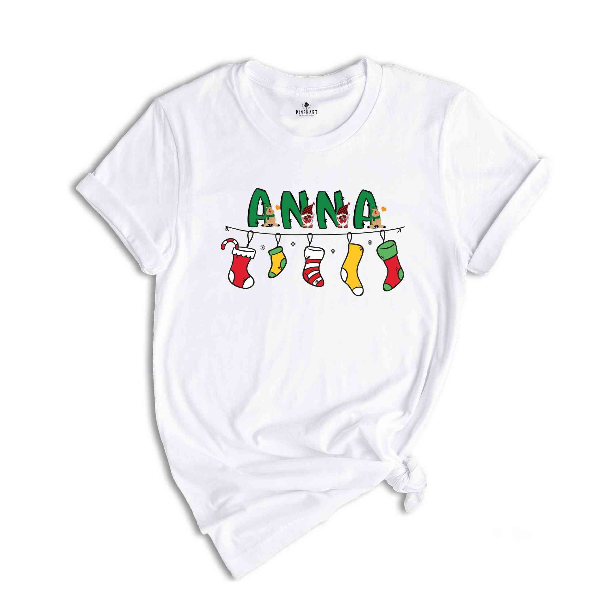 Custom Name Christmas Shirt, Personalized Family Christmas Shirt, Custom Matching T-Shirt, Christmas Squad Shirt