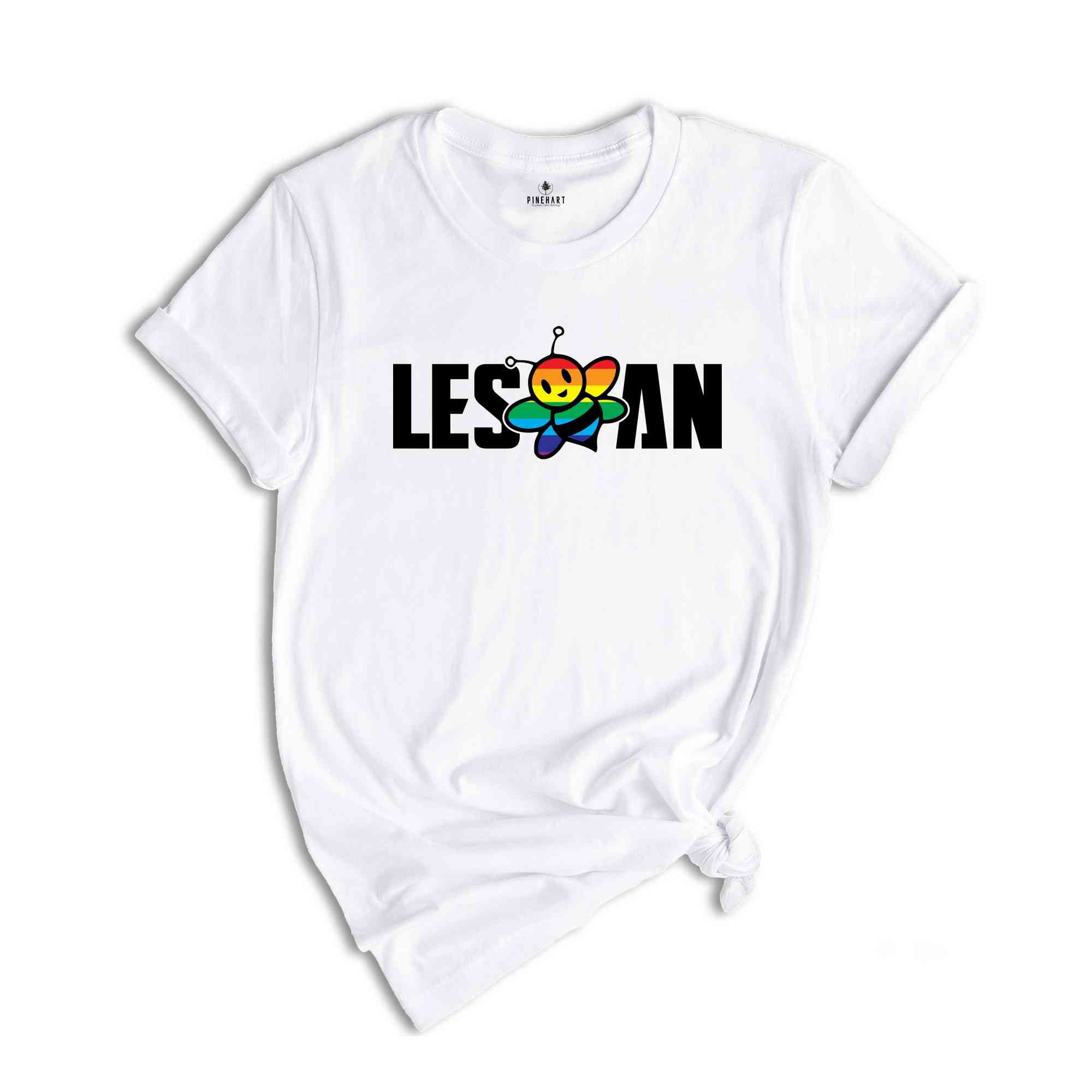 Lesbeean Shirt, Lesbian Shirt, Gift For Lesbian, Lgbt Couple Shirt, Bee Lover Shirt, Bee Kind, Love Is Love, Pride Month Shirt, Pride Gift