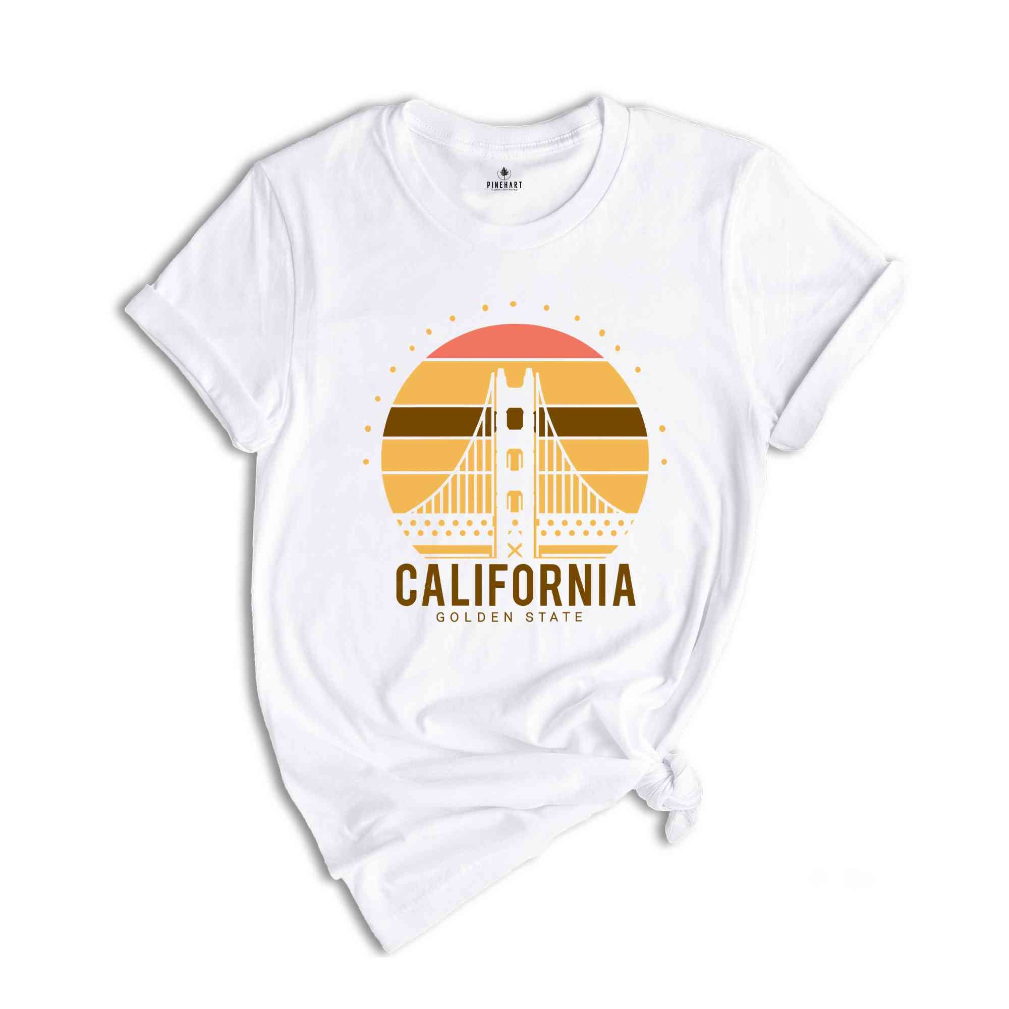 Retro California Shirt, Golden Gate Bridge T-Shirt, Urban City Shirt, San Francisco Shirt, California Adventure Shirt, Cali Girl Shirt