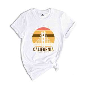 Retro California Shirt, Golden Gate Bridge T-Shirt, Urban City Shirt, San Francisco Shirt, California Adventure Shirt, Cali Girl Shirt