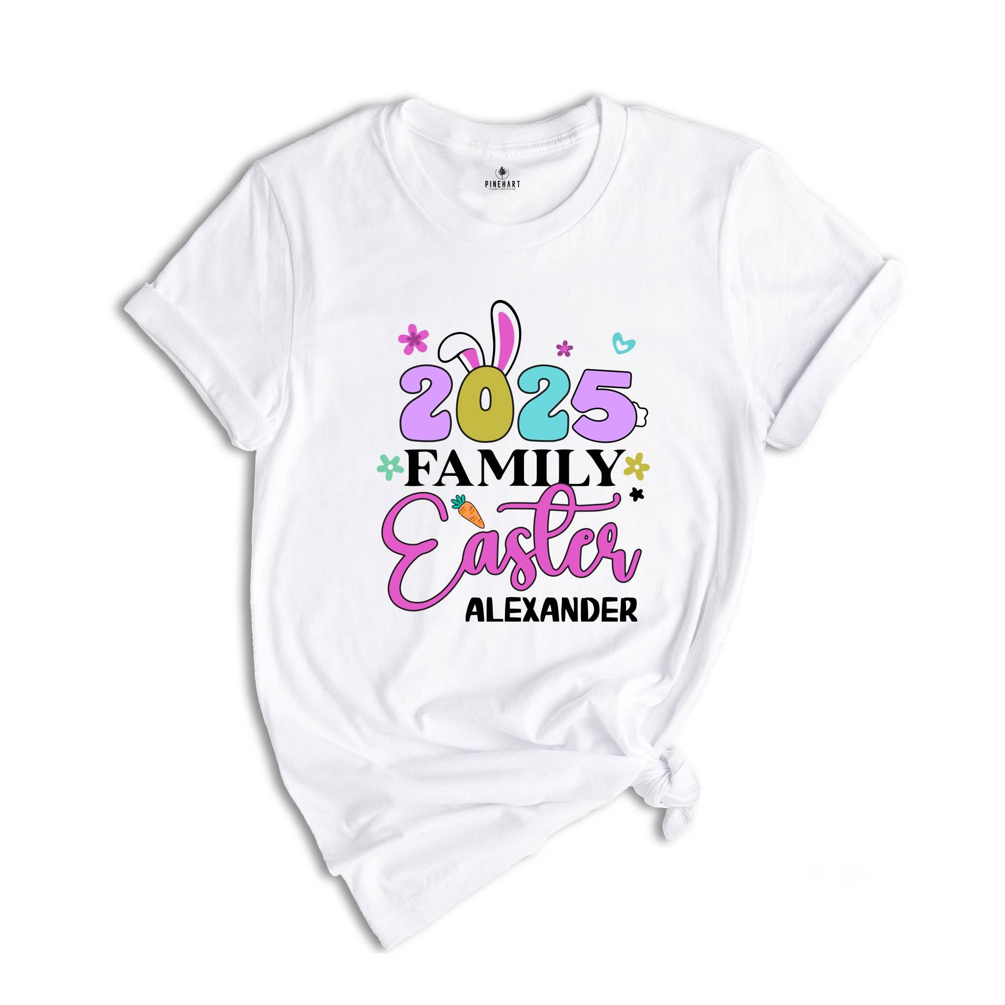 Custom Easter Family 2025 Shirt, Easter Family Shirt, 2025 Easter Shirt, Custom Easter Shirt, Easter Matching Shirt