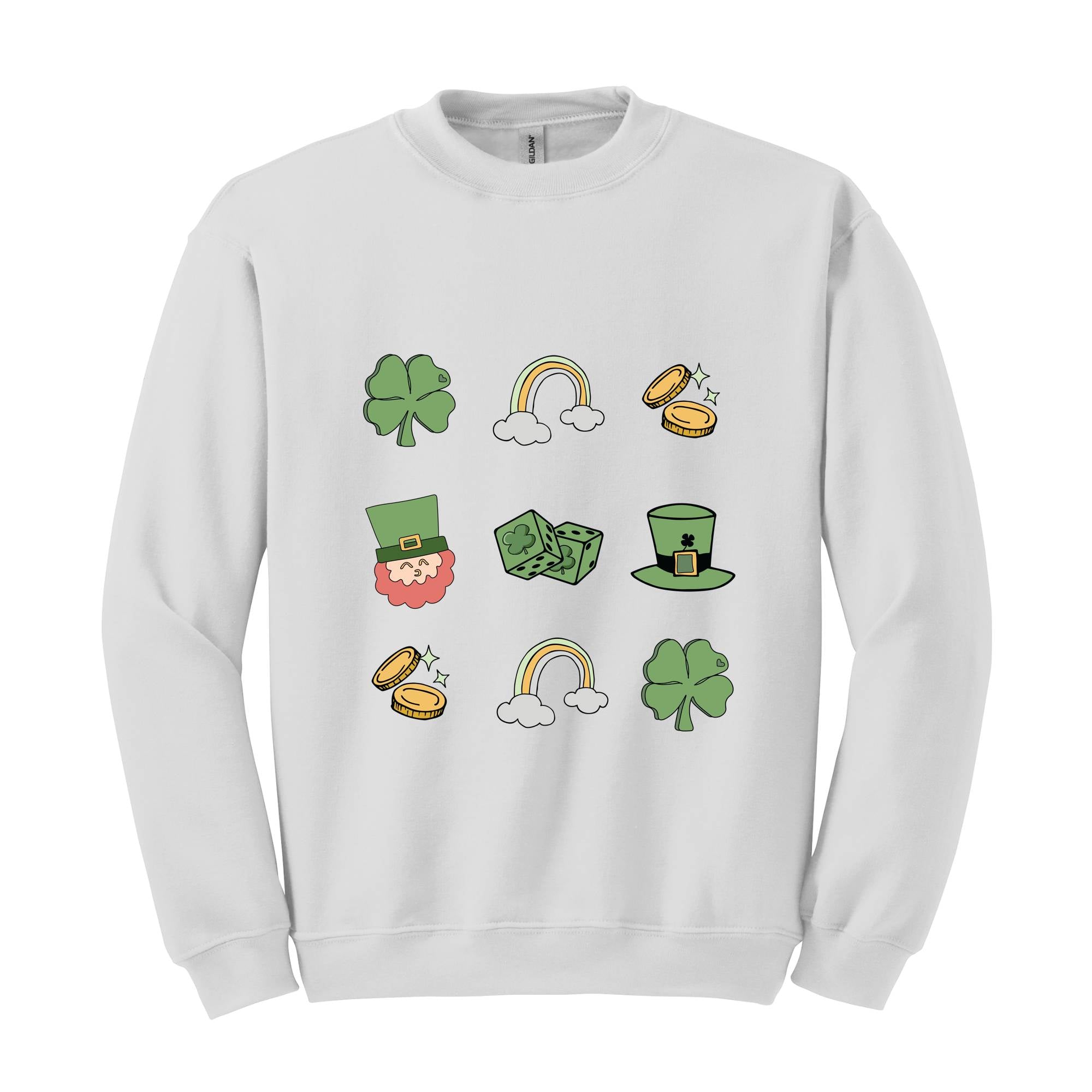 Retro St. Patrick's Day Sweatshirt, St. Patrick's Day Carnival, Saint Patrick's Sweater, Lucky Apparel