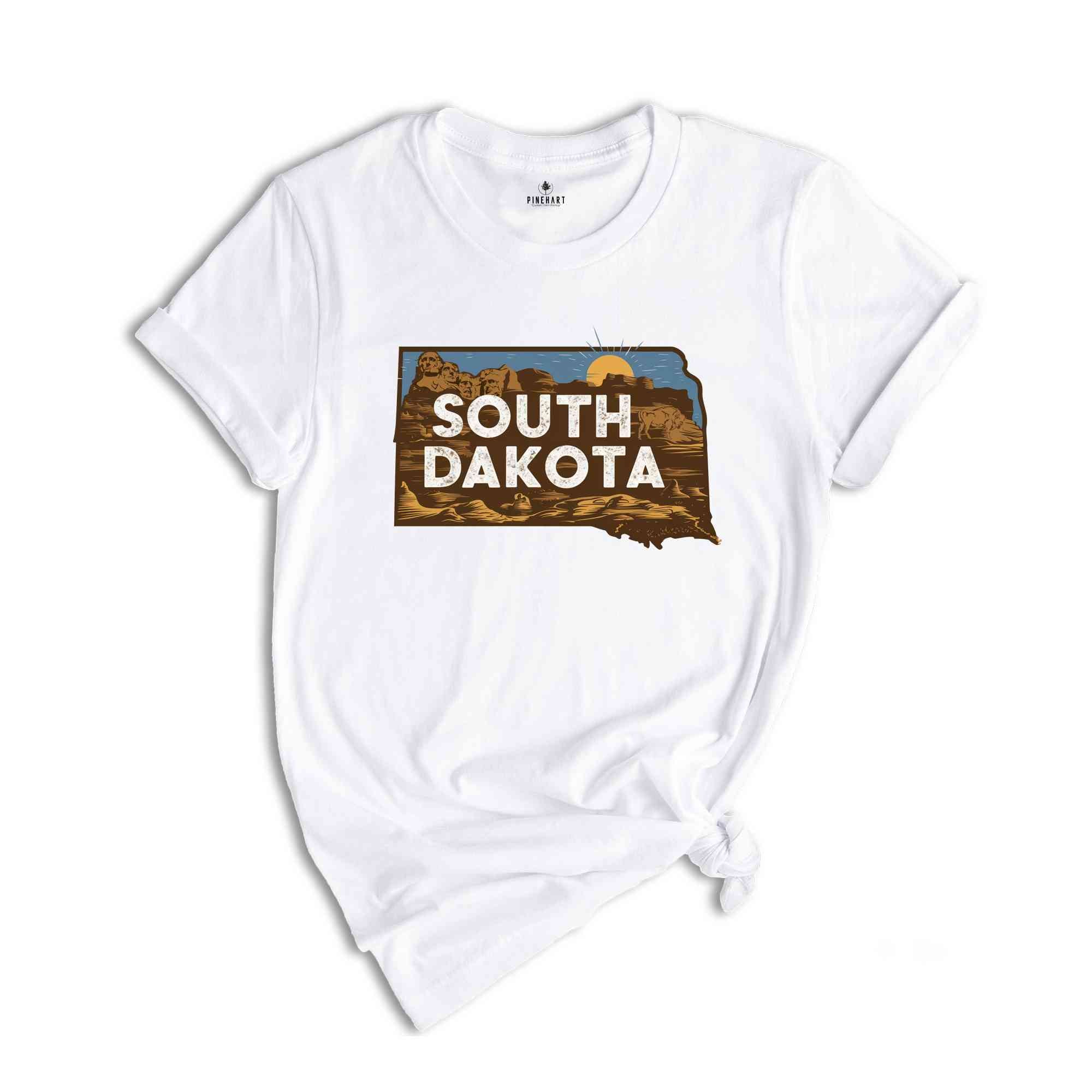 Retro State Of South Dakota Shirt, State Of South Dakota Shirt, State Shirt, South Dakota Shirt, South Dakota Lover Shirt, Family Trip Tee