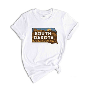 Retro State Of South Dakota Shirt, State Of South Dakota Shirt, State Shirt, South Dakota Shirt, South Dakota Lover Shirt, Family Trip Tee