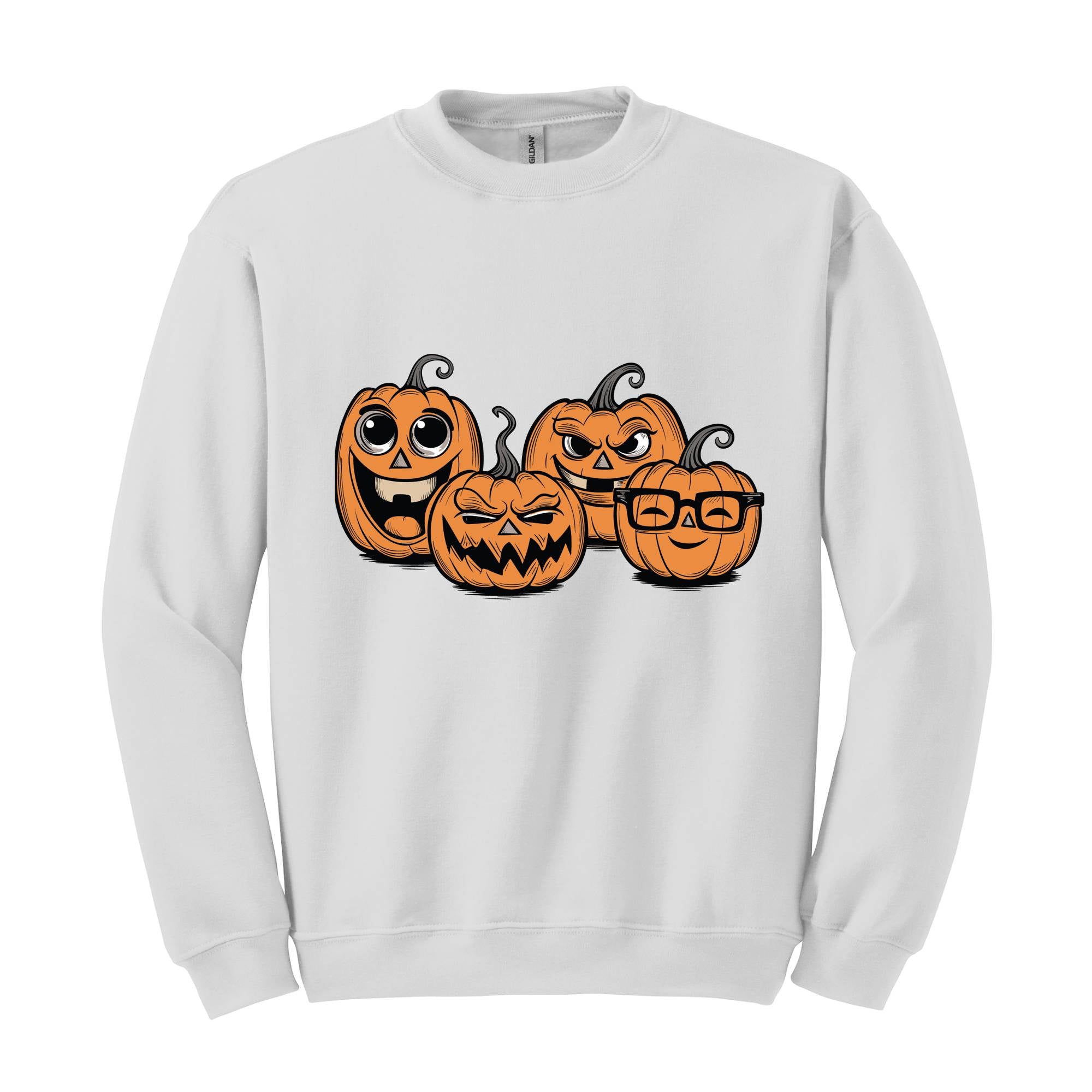 Pumpkin Sweatshirt, Pumpkin Sweater, Spooky HalloweenSweatshirt, Spooky Season, Fall Shirts, Halloween Sweater