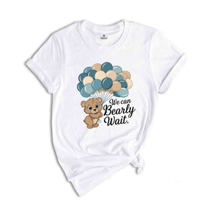 We Can Bearly Wait Baby Shower Shirt, Pregnancy Announcement Shirt, Gift For Baby Shower, Mommy To be Shirt, Family Baby Shower Party Shirts