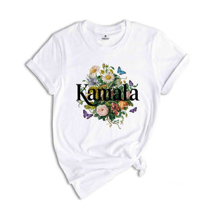 Botanical Kamala Shirt, Kamala Harris Voting 2024 Presidential Election Tee, Artsy Floral Politics Tee, Vote for Kamala, Madam President