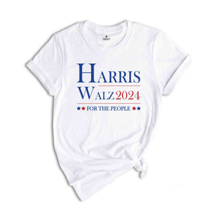 Harris Walz 2024 For The People T-Shirt, Madam President Shirt, Kamala For President Shirt, Vote For Kamala Tee