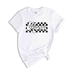 Checkered Mama Shirt, Mama Shirt, Cute Mom Shirt, Mother’s Day Shirt, New Mom Shirt, Best Mom Shirt, Mom Shirt