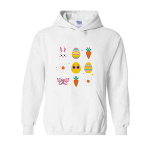 Easter Elements Hoodie, Cute Easter Hoodie, Cute Easter Hoodie, Easter Hoodie, Cute Mom Hoodie, Easter bunny Hoodie, Bunny Hoodie