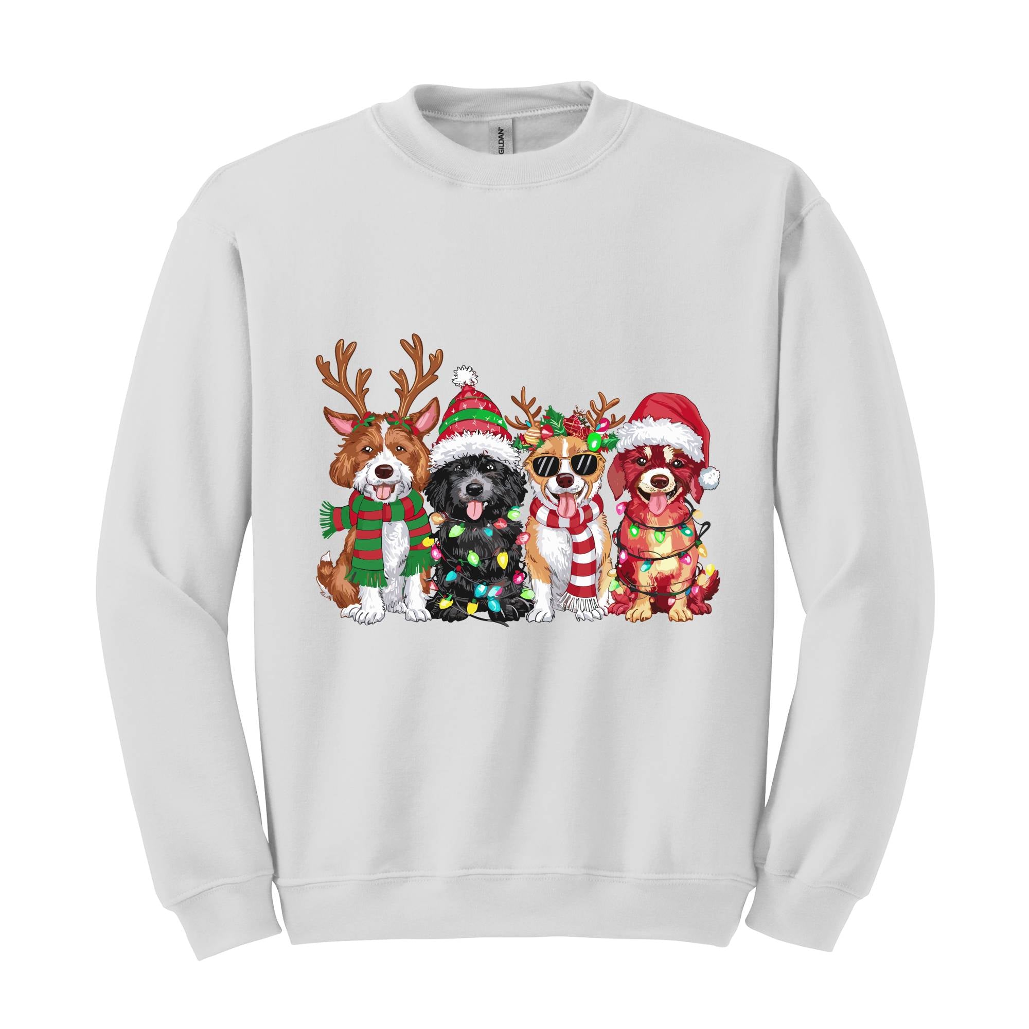 Christmas Dog Sweatshirt, Christmas Golden Retriever Shirt, Christmas Shirt, Christmas Gift, Dog Christmas Sweatshirt, Christmas Sweater