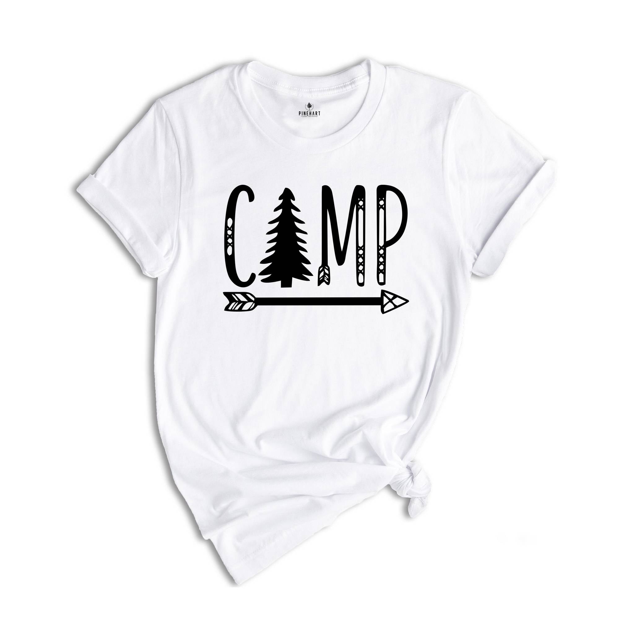 Camping Arrow Shirt, Camper Shirt, Camp Squad Shirt, Camping Crew 2024, Adventurer Shirt, Camporee Shirt, Wanderlust Shirt