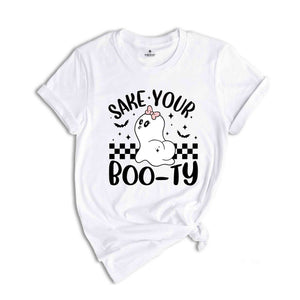 Sake Your Booty Shirt, Girl Halloween Shirt, Sake Your Booty Shirt, Funny Halloween Tee, Spooky Season Shirt, Cute Halloween Shirt, Boo Tee