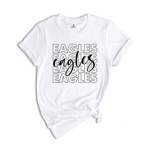 Team Mascot Shirt, Eagles Team Shirt, Eagles Football Shirt, Eagles Fan Shirt, Eagles School Shirt, Eagles School Spirit