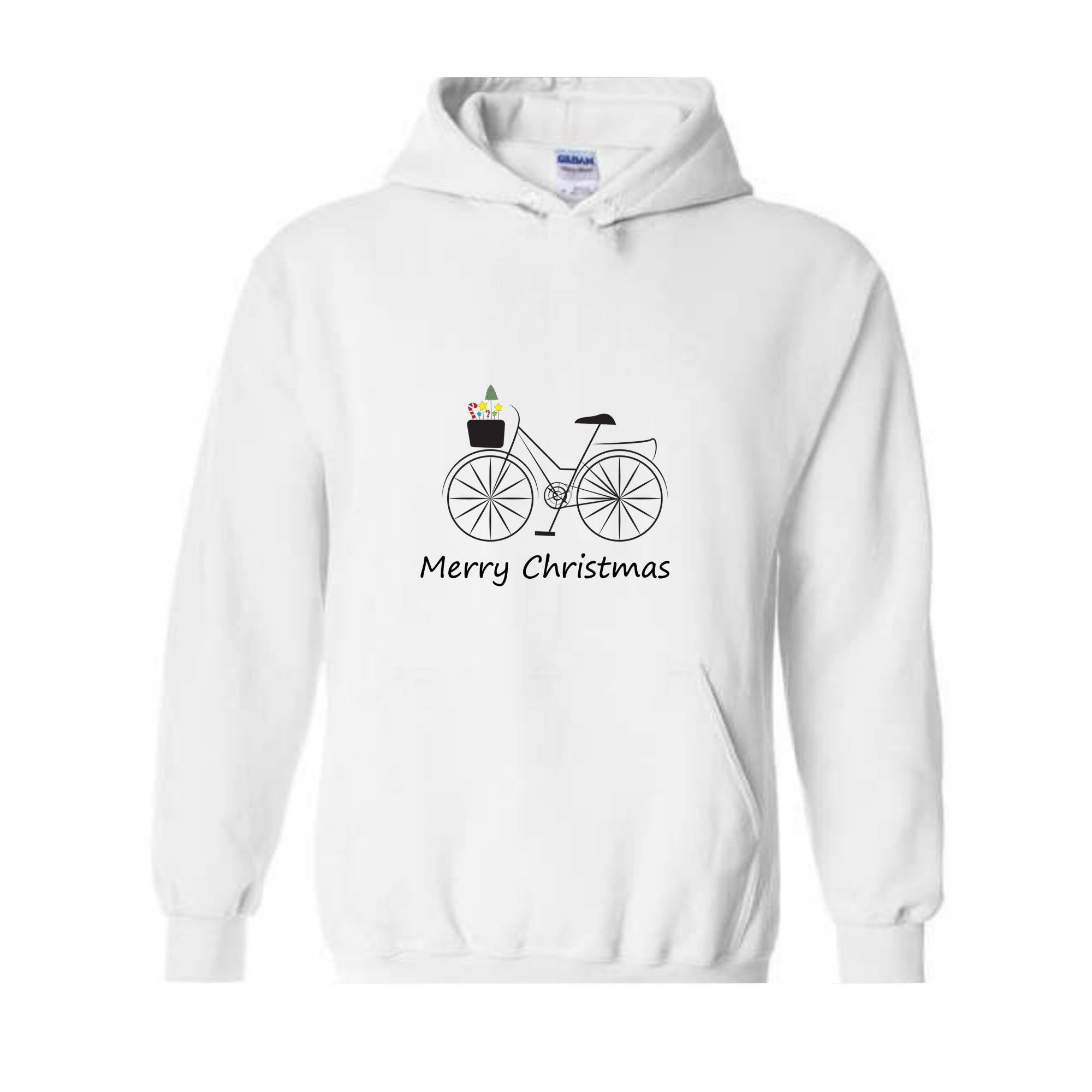 Bike Sweatshirt, Christmas Sweatshirt, Bike Floral Sweatshirt, Album Sweatshirt , Bike with Stars and chRistmas tree Sweatshirt