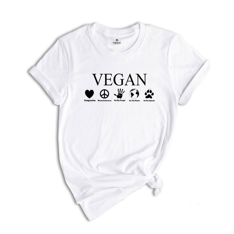 Vegan Shirt, Vegetarian Shirt, Herbivore Shirt, Vegan Definition Shirt, Friends Not Food Shirt, Animal Lover Shirt, Vegan Gift