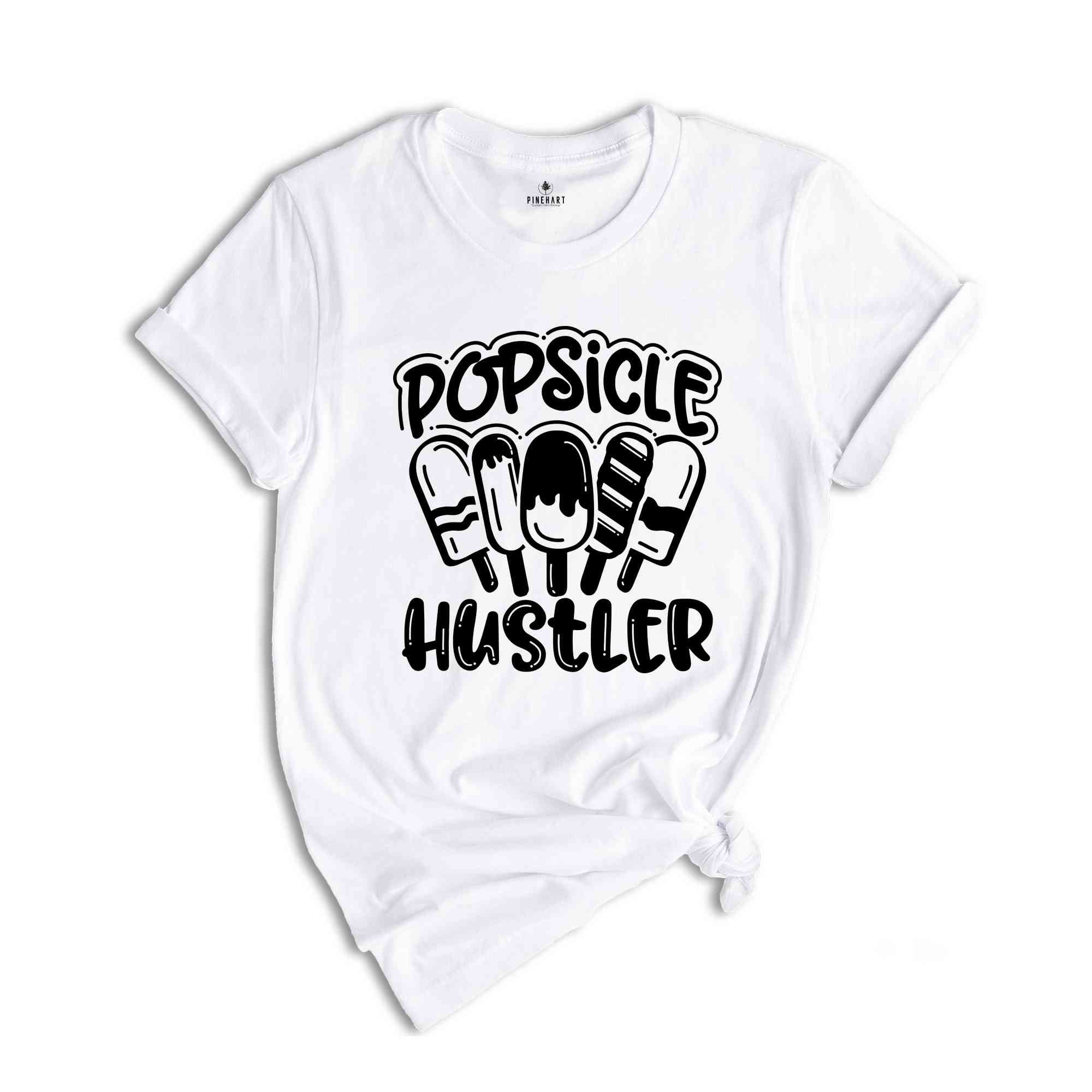 Popsicle Hustler Shirt, Summer Kids, Popsicle T-Shirt, Boys Hustler Shirt, Ice Cream Lover Tee, Popsicle Lover Gift, Sweet Treat Shirt