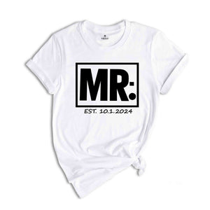 Custom Mr And Mrs Shirt, Just Married Shirt, Honeymoon Shirt, Wedding Shirt, Wife And Hubs Shirts, Just Married Shirts, Couples Shirts