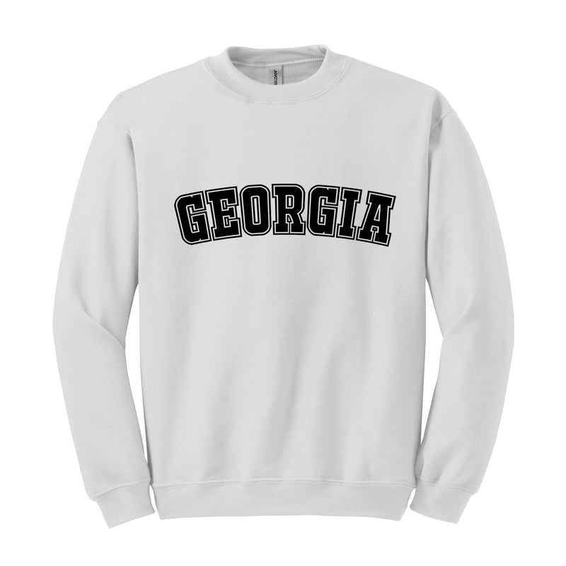 Georgia, Georgia Sweatshirt, Georgia Sweater, Georgia Hoodie, Georgia Gift, College Sweatshirt, Georgia Apparel, Georgia State