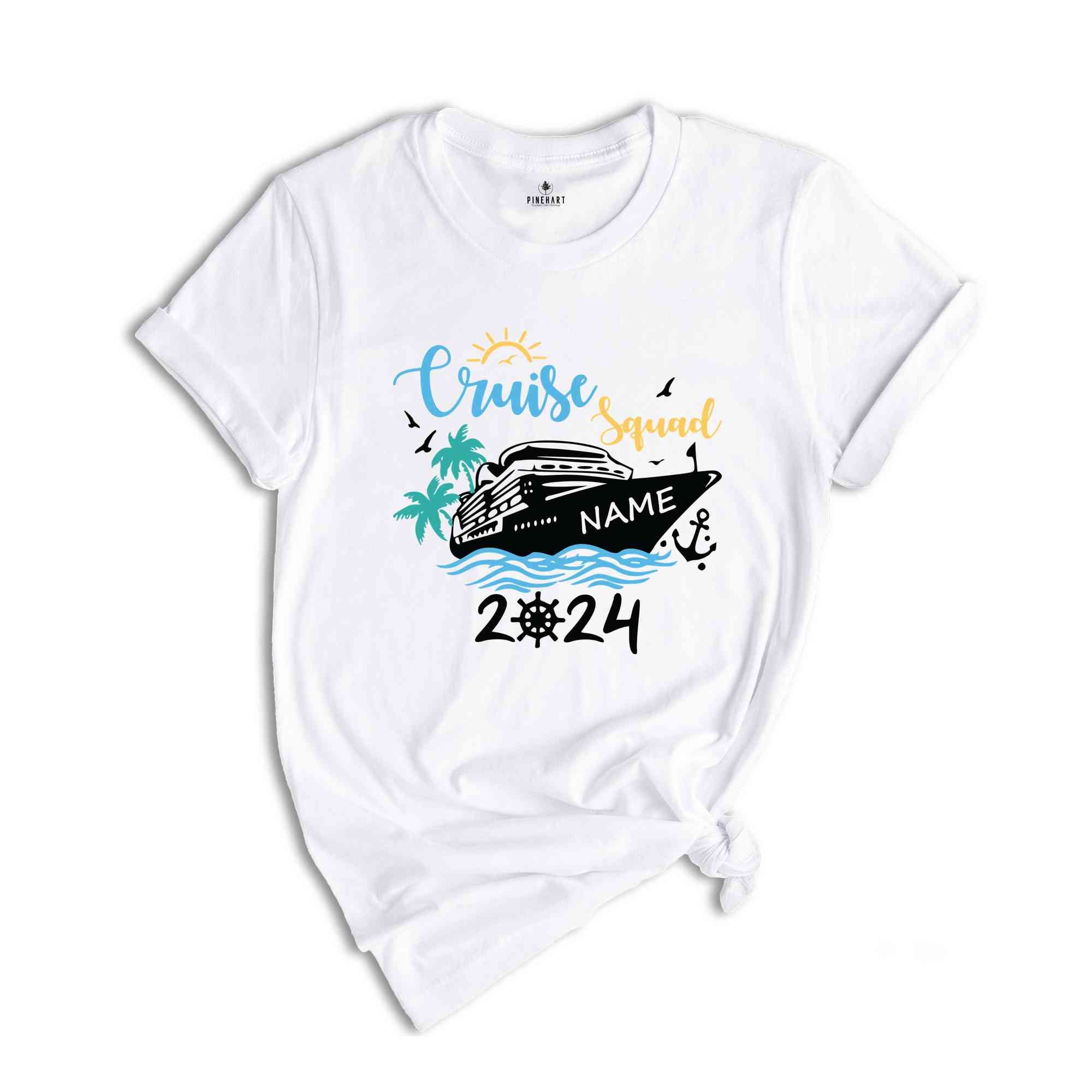 Custom Cruise Squad 2024 T-Shirt, Custom Cruise Squad Shirt, Custom Cruise Squad, Family Cruise Trip, Cruise Squad 2024