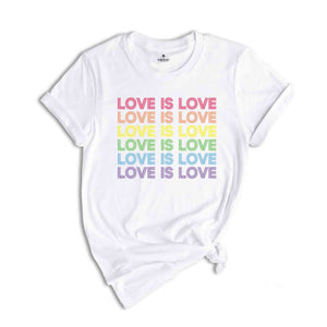 Love Is Love Shirt, Pride Shirt, Kindness Shirt, LGBTQ Support Shirt, Gay Pride Shirt, Lesbian Pride Shirt, Rainbow Shirt, Equality Shirt