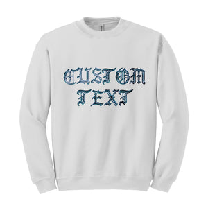 Custom Hoodie, Custom Sweatshirt, Custom Chrome Hoodie, Personalized Hoodie, Custom Apparel, Custom Text Hoodie, Custom Basketball