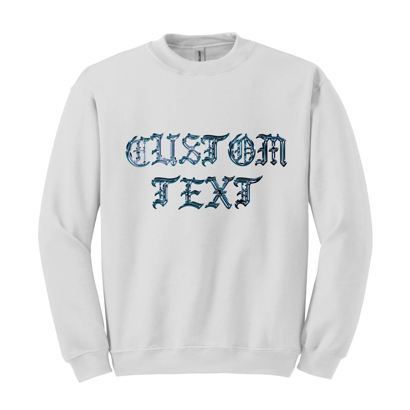 Custom Hoodie, Custom Sweatshirt, Custom Chrome Hoodie, Personalized Hoodie, Custom Apparel, Custom Text Hoodie, Custom Basketball