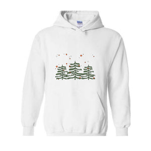 Christmas Winter Vibes Sweatshirt, Christmas Tree Sweatshirt, Snowflake Sweatshirt, Winter Holiday Gift, Xmas Hoodie, Xmas Sweatshirt