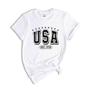 USA Est 1776 T-Shirt, 4th Of July Shirt, Since 1776 Tee, Patriotic T-Shirt, Independence Day Shirts, 4th Of July Tee