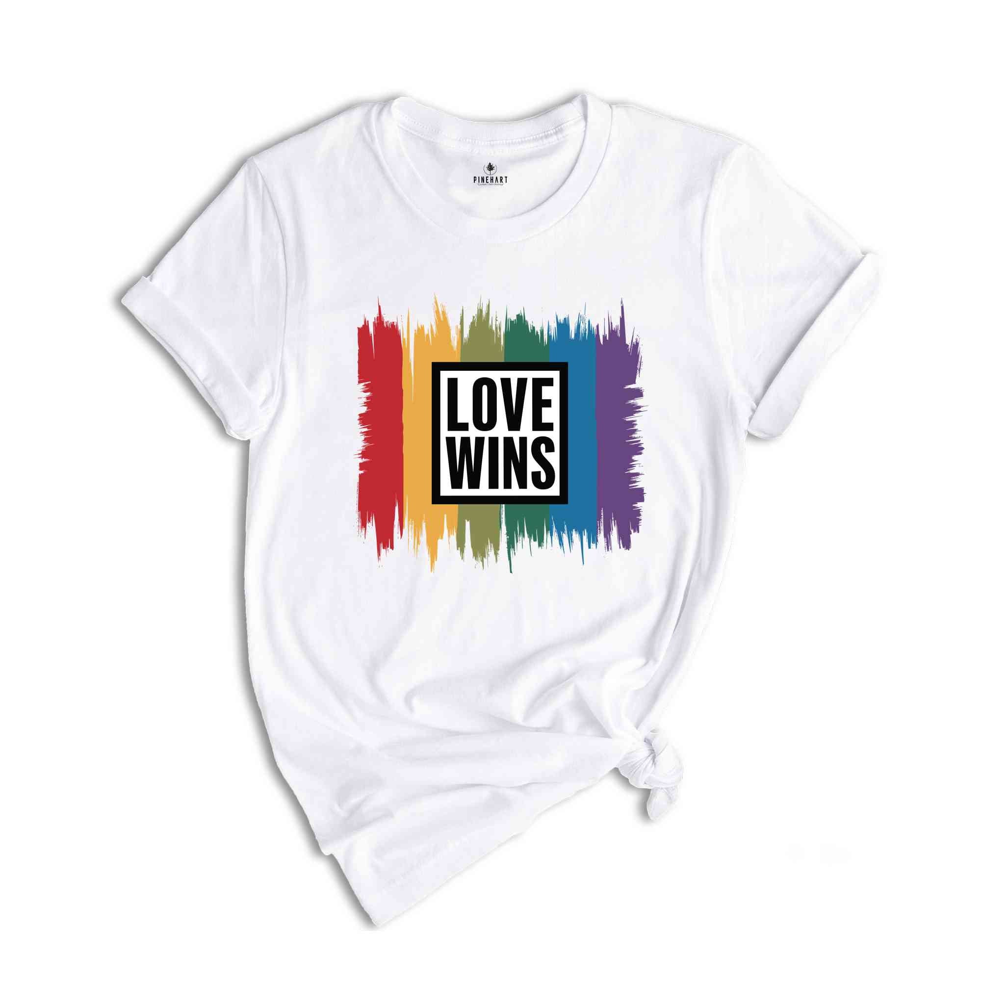 Love Wins Shirt, LGBTQ+ Shirt, Love is Love Shirt,pride rainbow shirt, LGBT Shirt, Pride Shirt,Western Pride Shirt, Equality Shirt