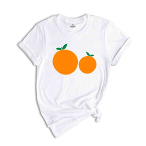 Vintage Orange Shirt, Art Fruit Shirt, Oranges Shirt, Foodie Gift, Vintage Mom Shirt, Funny Fruit Shirt, Summer Vibes Shirt