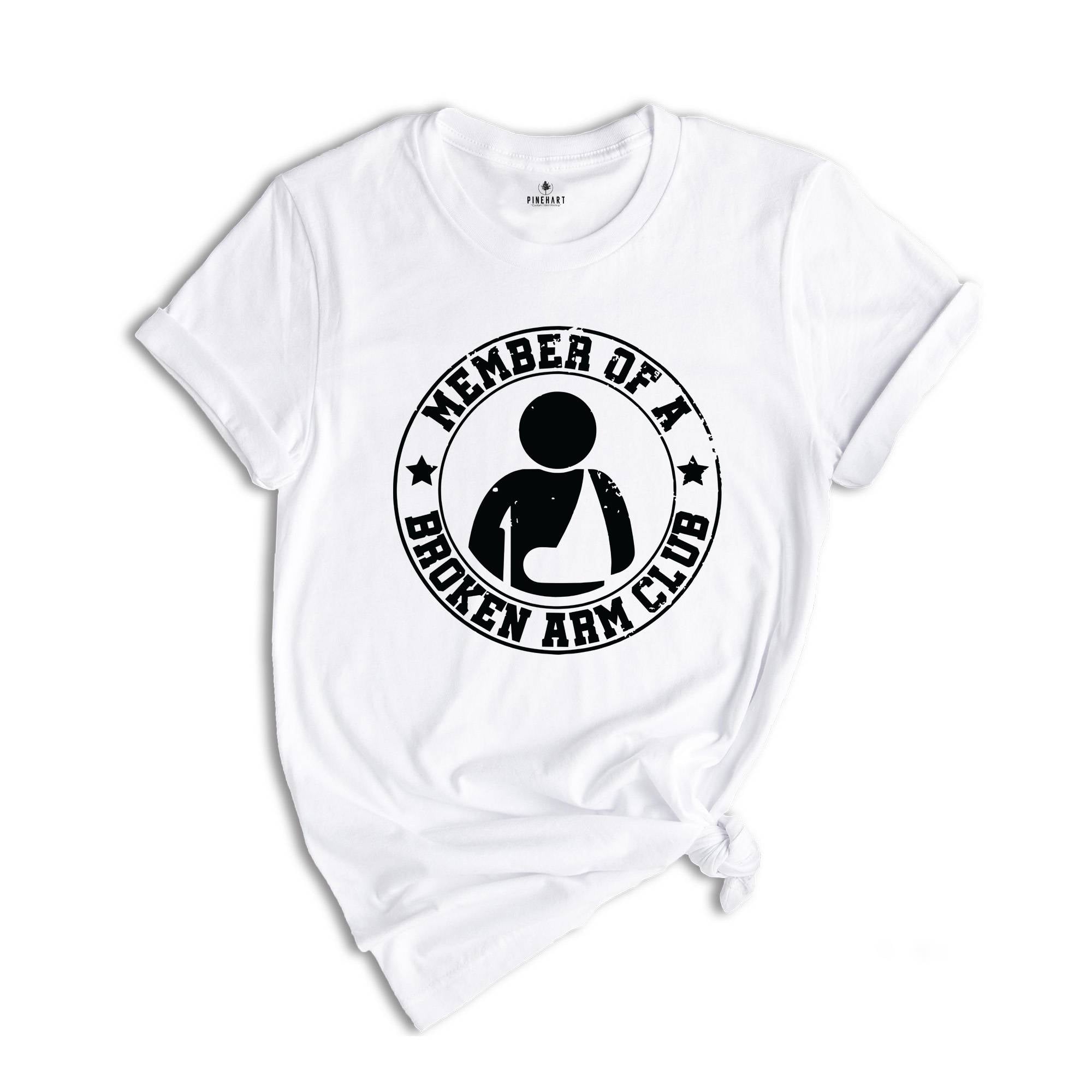 Member of a Broken Arm Kid's Club Shirt, Broken Arm Gifts, Funny Broken Arm Shirt, Broken Arm Kids, Funny Injury Tee