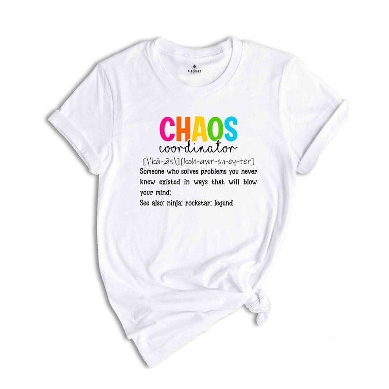 Chaos Coordinator Shirt, Back To School Shirt, Teacher Life Shirt, Teacher Gift, Teacher Appreciation, Teacher Life Shirt, Cute Teacher Tee