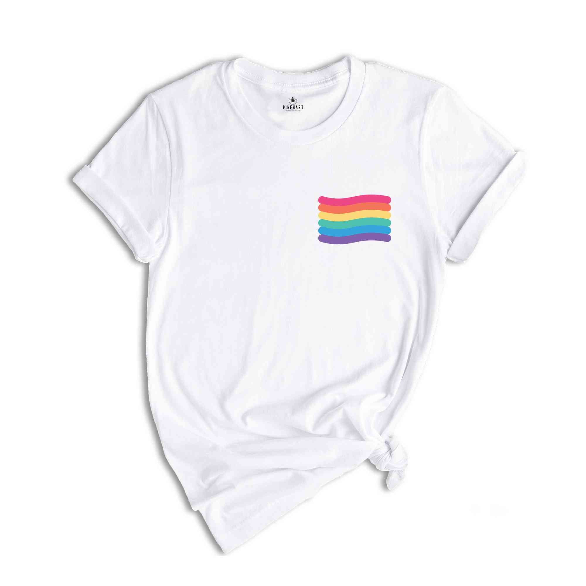 Pride Flag Shirt, LGBT Flag Shirt, LGBT Shirt, Bisexual Shirt, Lesbian Shirt, Rainbow Flag Shirt, Queen Shirt, Gay Pride Shirt