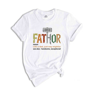 Fathor Shirt, Dad shirt, Superhero Dad Shirt, Father Shirt, Cool Father Shirt, Super Dad Shirt, Gift For Father